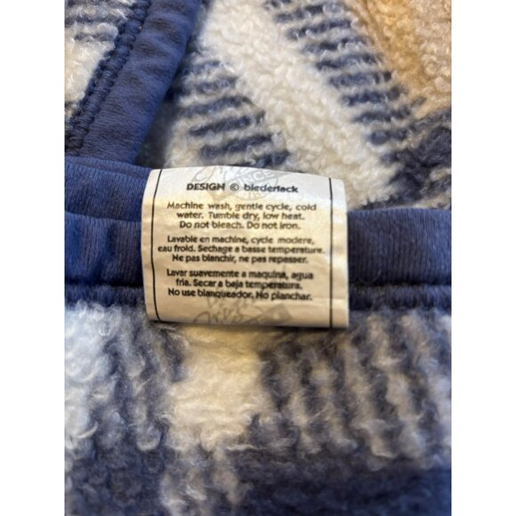 Biederlack Cuddle Wrap Plaid Wool Blend Blanket Stadium - Picture 5 of 6